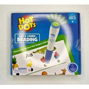 Educational Insights Hot Dots Let's Learn Pre-K Reading! (EI-2445) Includes Pen